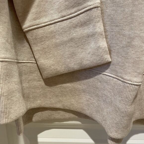 Time And Tru Crewneck pullover Sweatshirt Women’s Size XXL 20 NEW Beige - Picture 4 of 9